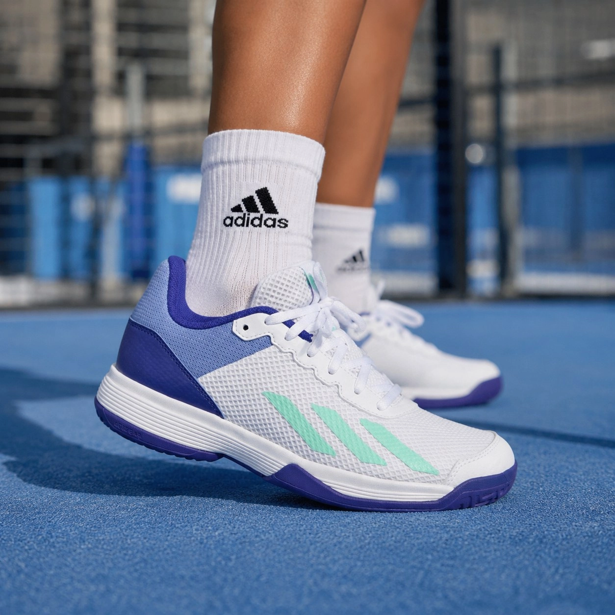Adidas Courtflash K White Junior