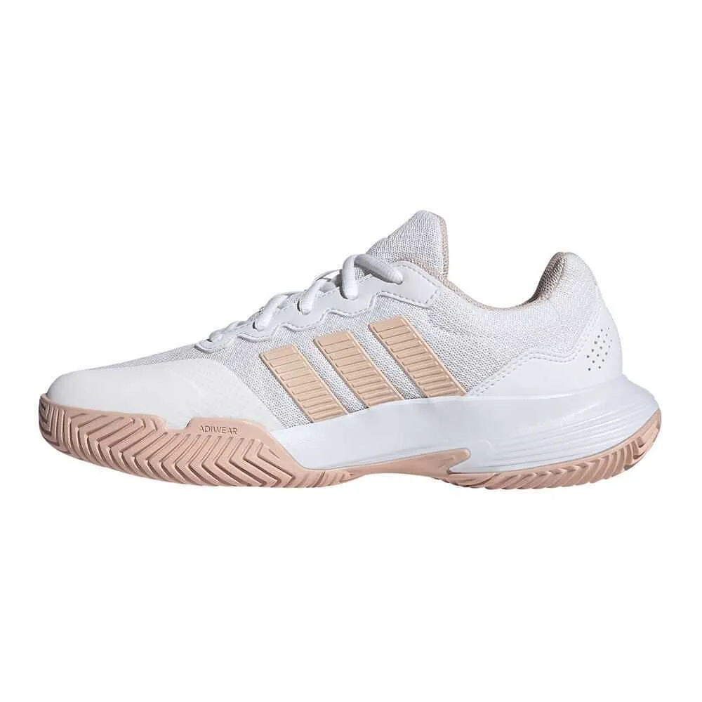 Adidas Gamecourt 2 W FTWR White/Pink — photo 4