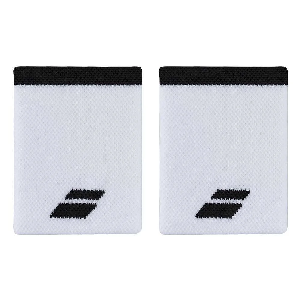 Babolat Logo Wristband jumbo White — photo 2