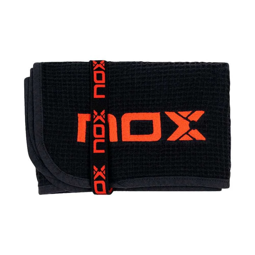 Black/Red Nox Cotton Towel 50x90cm — Injury prevention — photo 2
