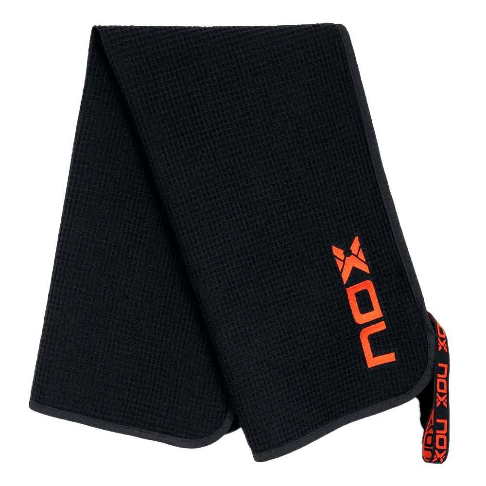 Black/Red Nox Cotton Towel 50x90cm — Injury prevention — photo 4