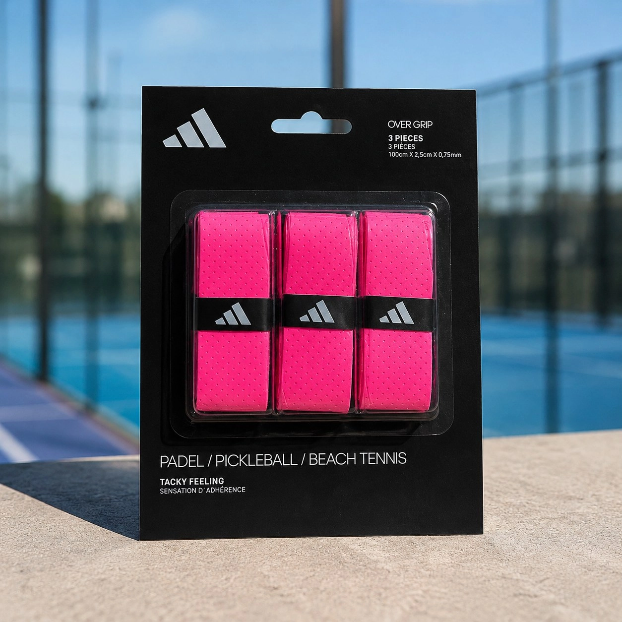 Blister 3 Overgrips Adidas Pink