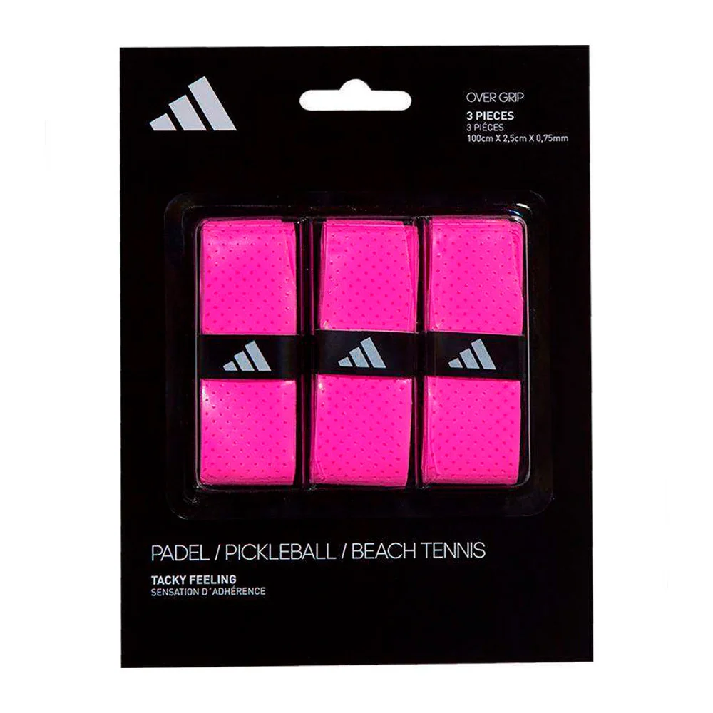 Blister 3 Overgrips Adidas Pink — photo 2