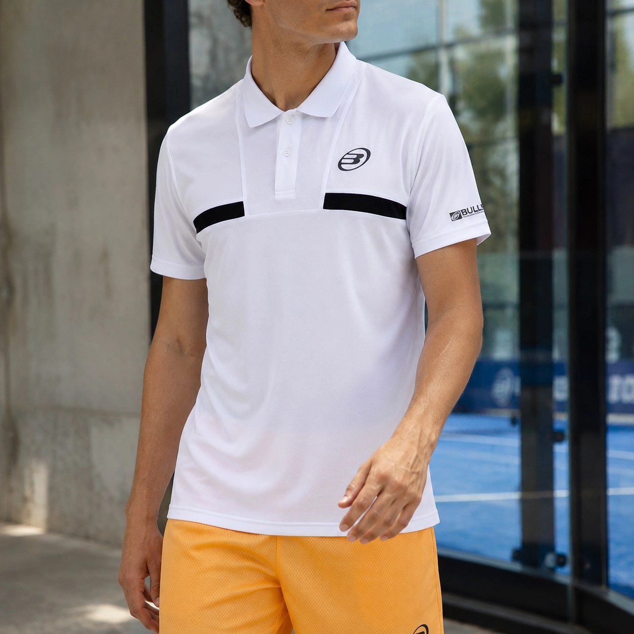Bullpadel White Stocking Polo — Shirts & tops