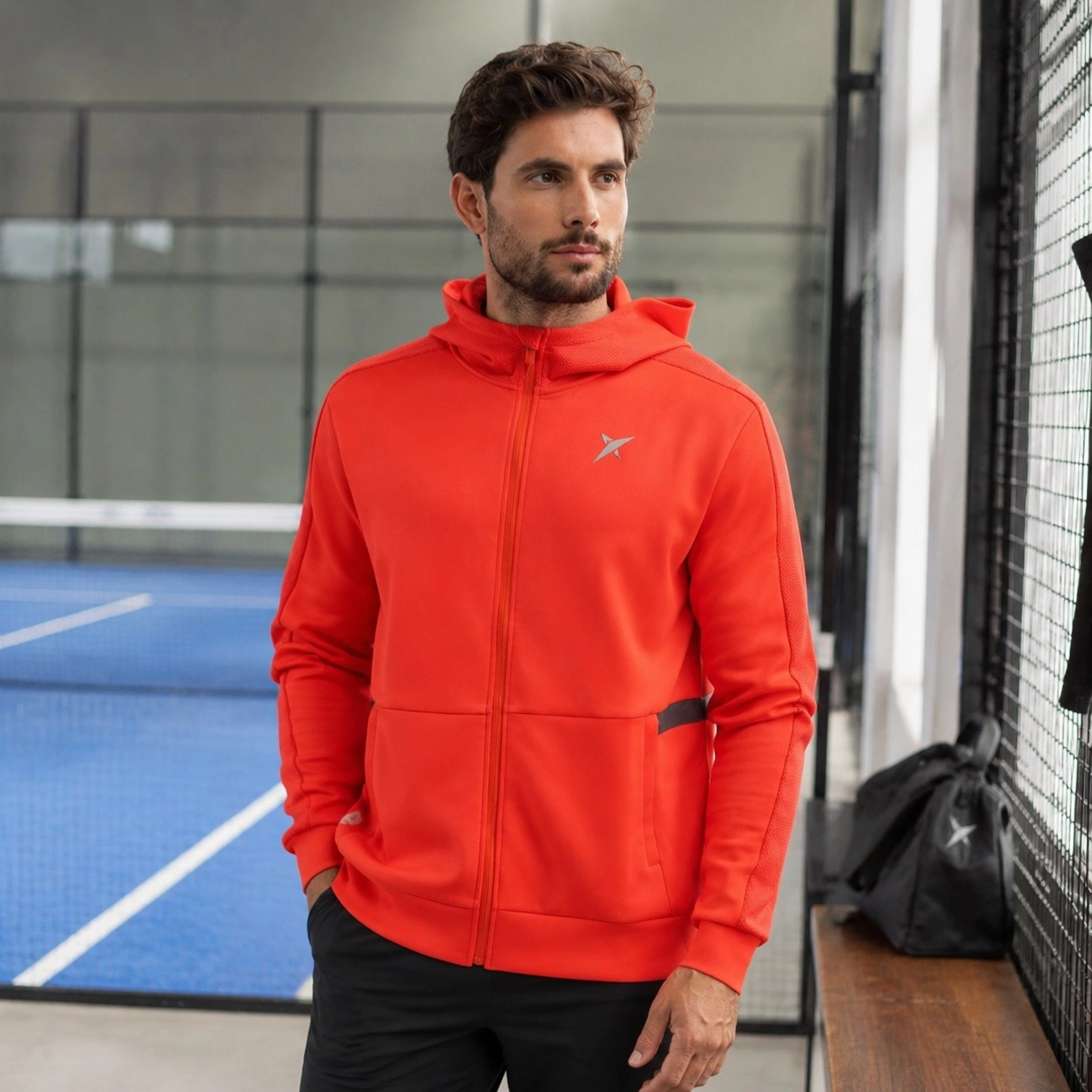 Drop Shot Silas JMD Red Sweatshirt — Outerwear