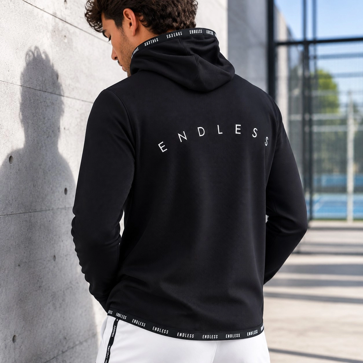 Endless Breath Black Jacket — Outerwear