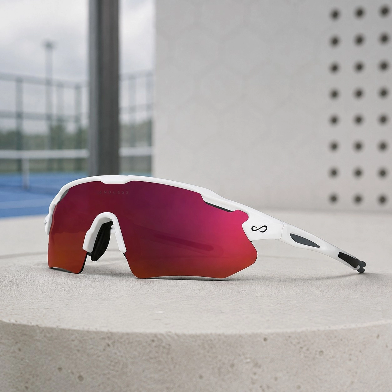 Endless Shelter pro White Pink Glasses — Eyewear