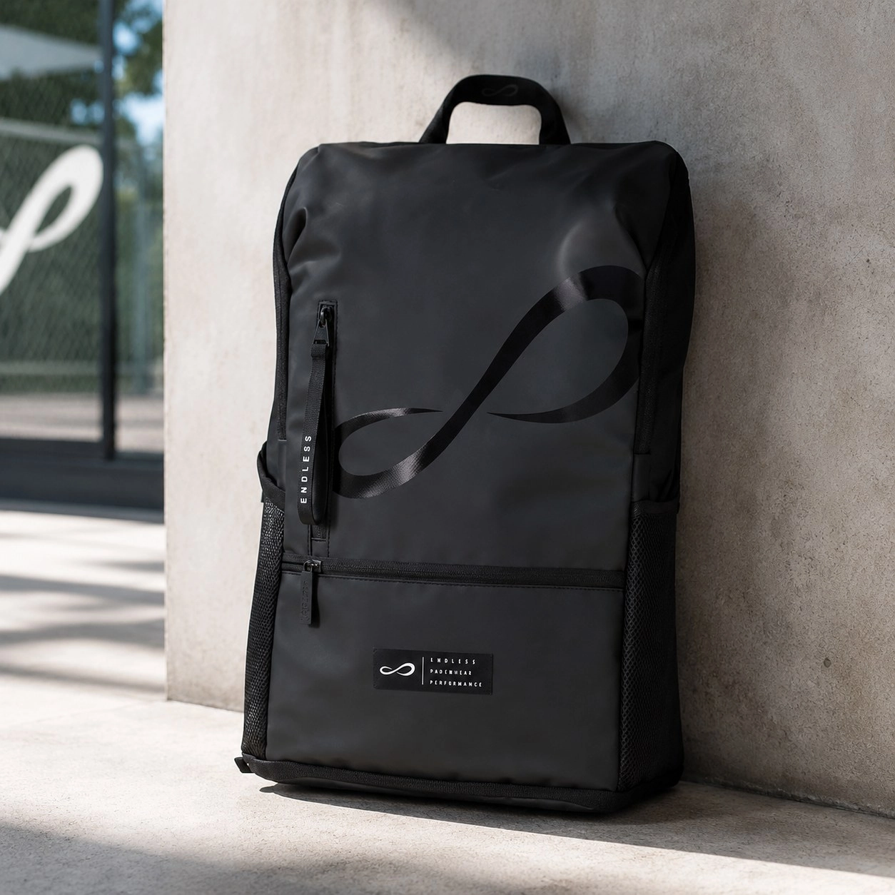 Endless Vortex Black Backpack