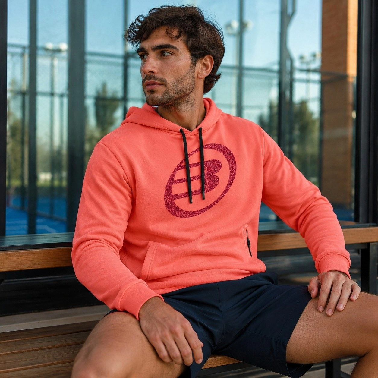 Imana Coral Bullpadel Sweatshirt — Outerwear