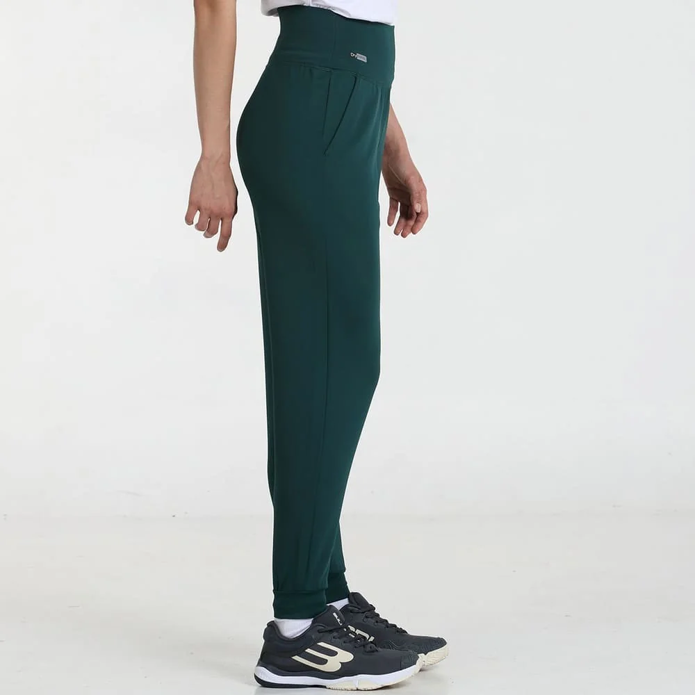 Long Bullpadel Ideal Green Pants — Trousers — photo 4