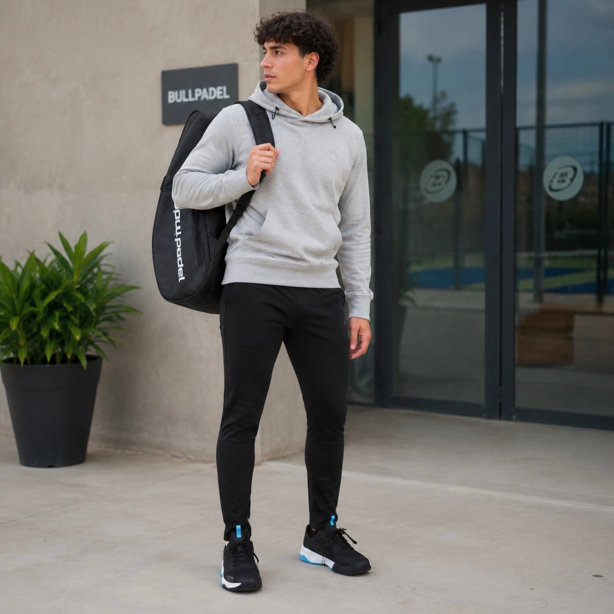Long Pants Bullpadel Black Playing Card — Trousers