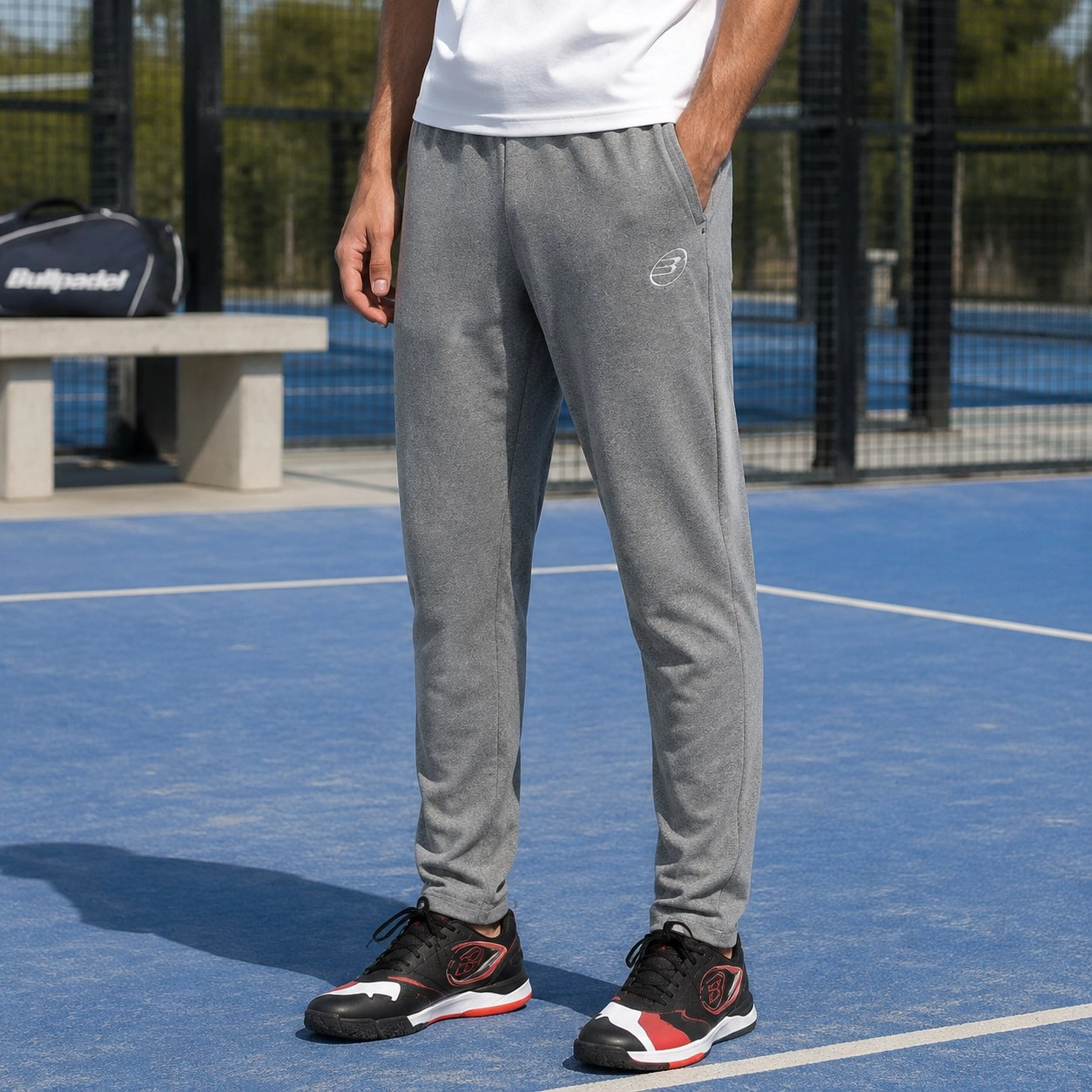 Long pants Bullpadel Grey Irgas — Trousers