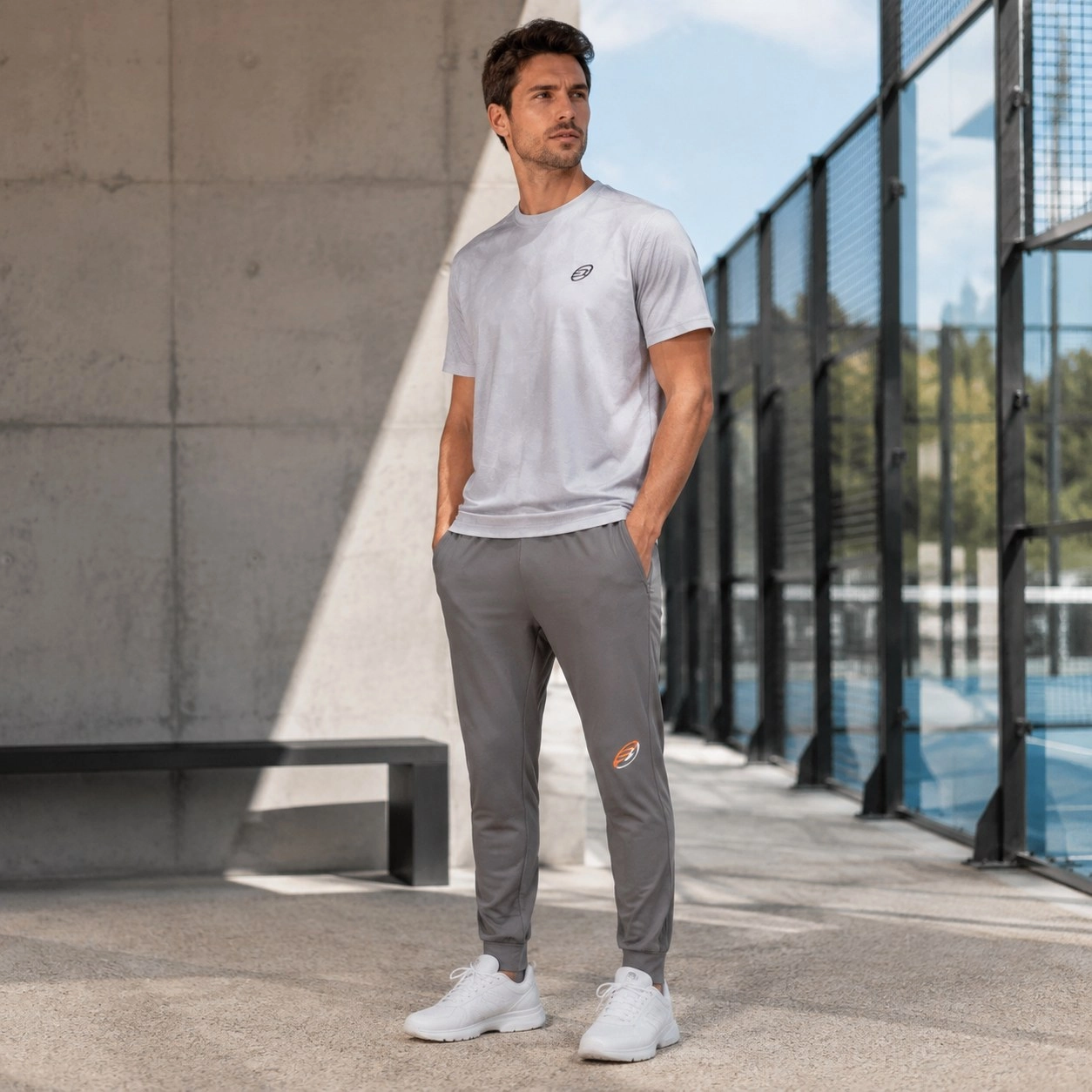 Long pants Bullpadel Tojal Caviar — Trousers