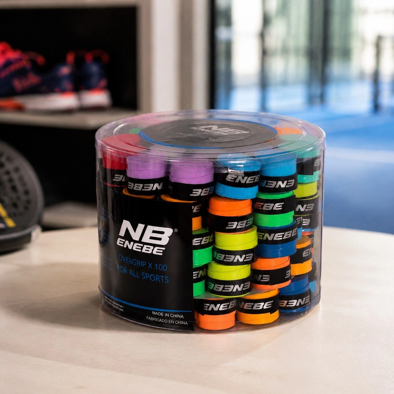 Pack 100 Multicolor Smooth Enebe Overgrips