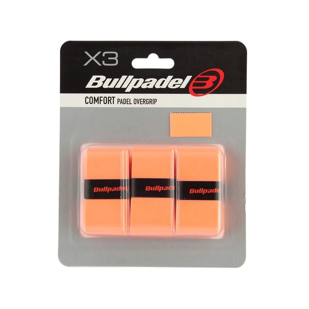 Pack 3 Overgrips Bullpadel comfort Fluorescent Orange — photo 2