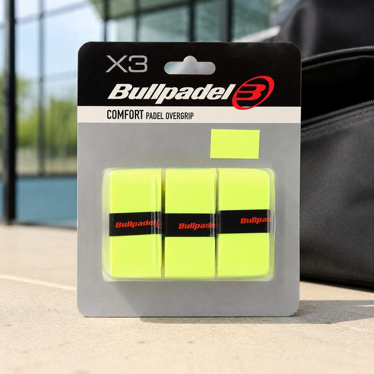 Pack 3 Overgrips Bullpadel comfort Fluorescent Yellow
