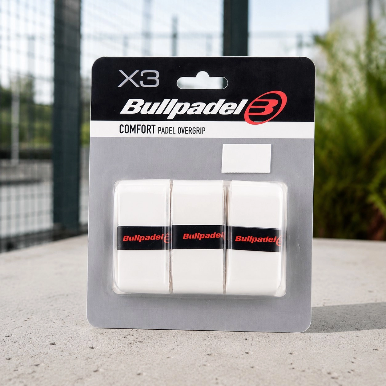 Pack 3 Overgrips Bullpadel comfort White