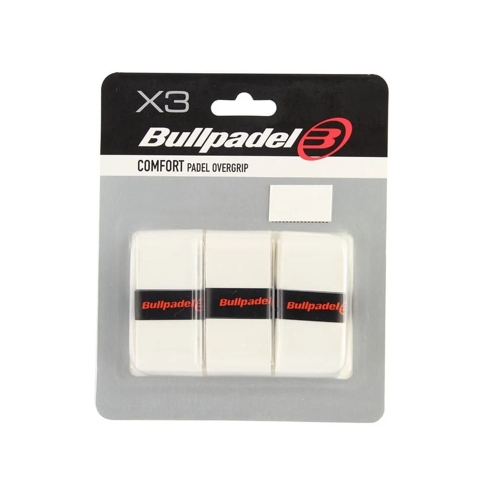 Pack 3 Overgrips Bullpadel comfort White — photo 2