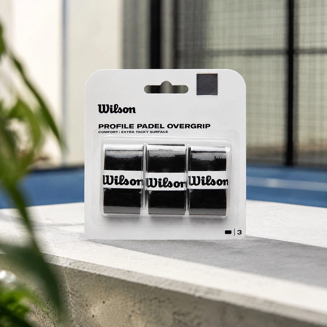 Pack 3 Overgrips Wilson Profile Black