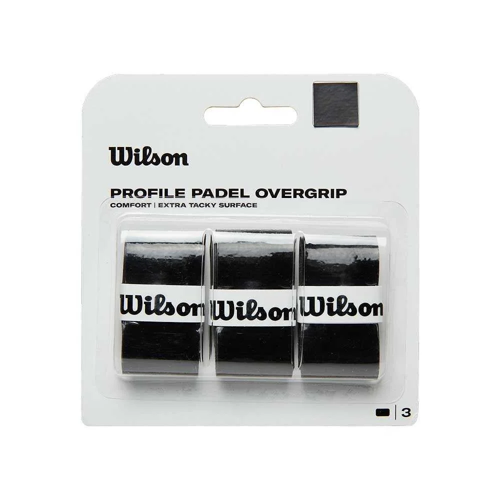 Pack 3 Overgrips Wilson Profile Black — photo 2