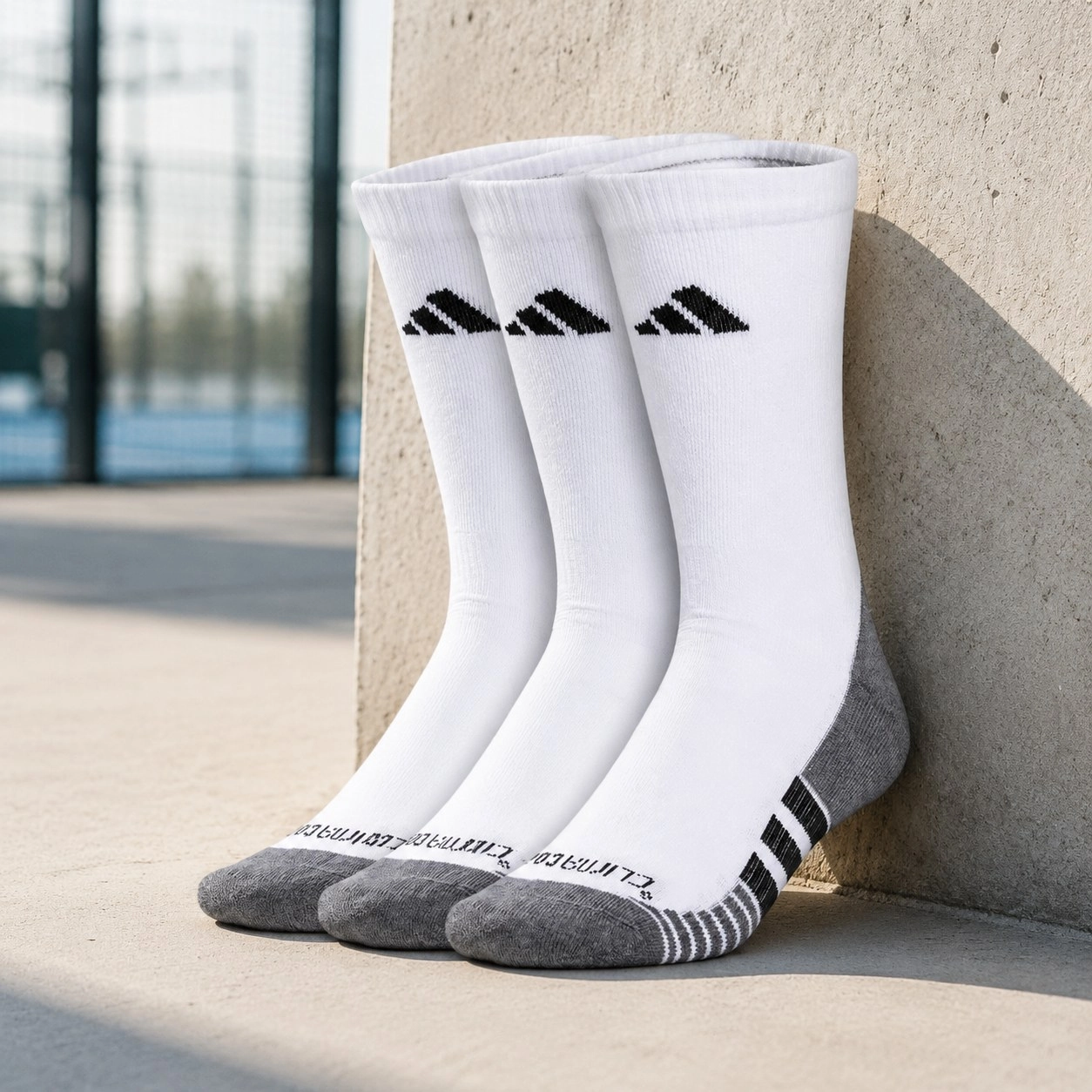 Pack 3 PRF CRW White Adidas Socks