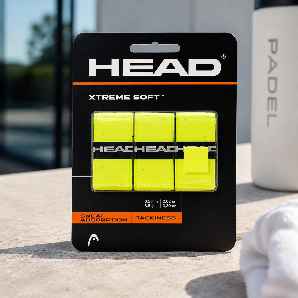 Pack 3 XtremSoft Yellow head Overgrips