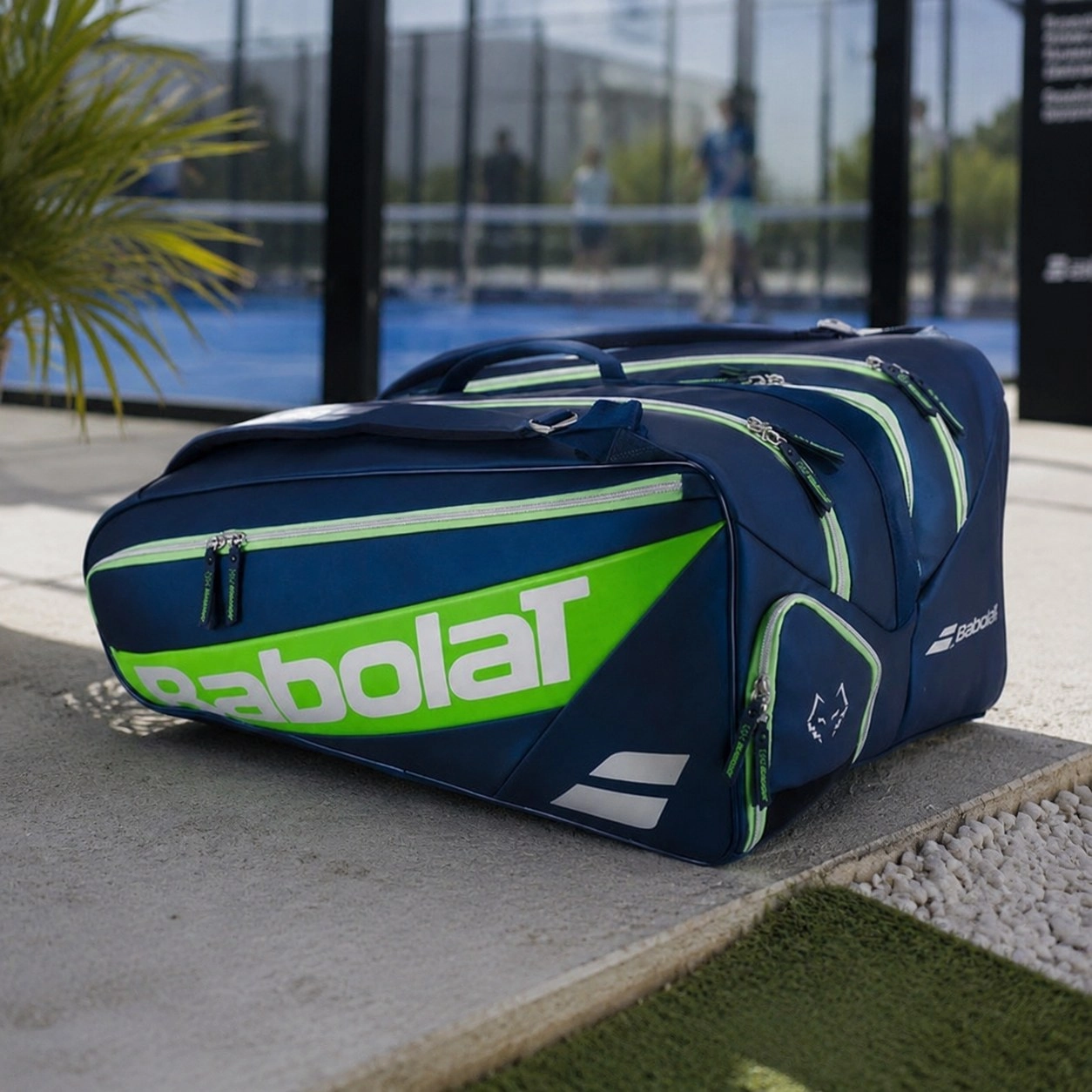Racket Bag Babolat RH Prop Blue/Green juan Lebron