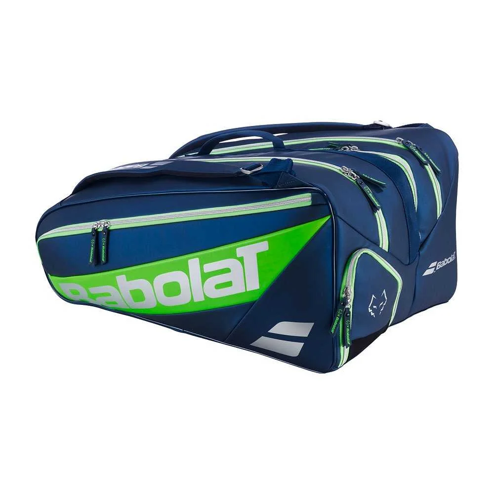 Racket Bag Babolat RH Prop Blue/Green juan Lebron — photo 2