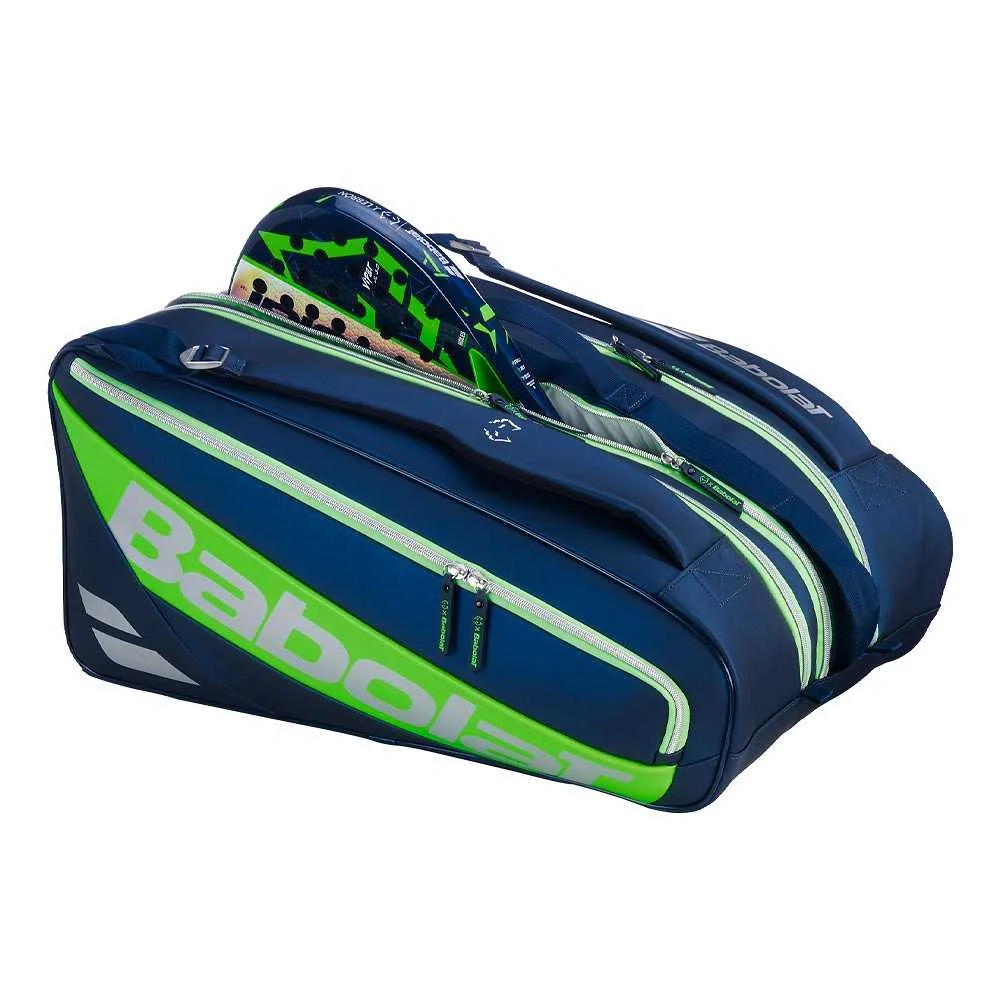 Racket Bag Babolat RH Prop Blue/Green juan Lebron — photo 3