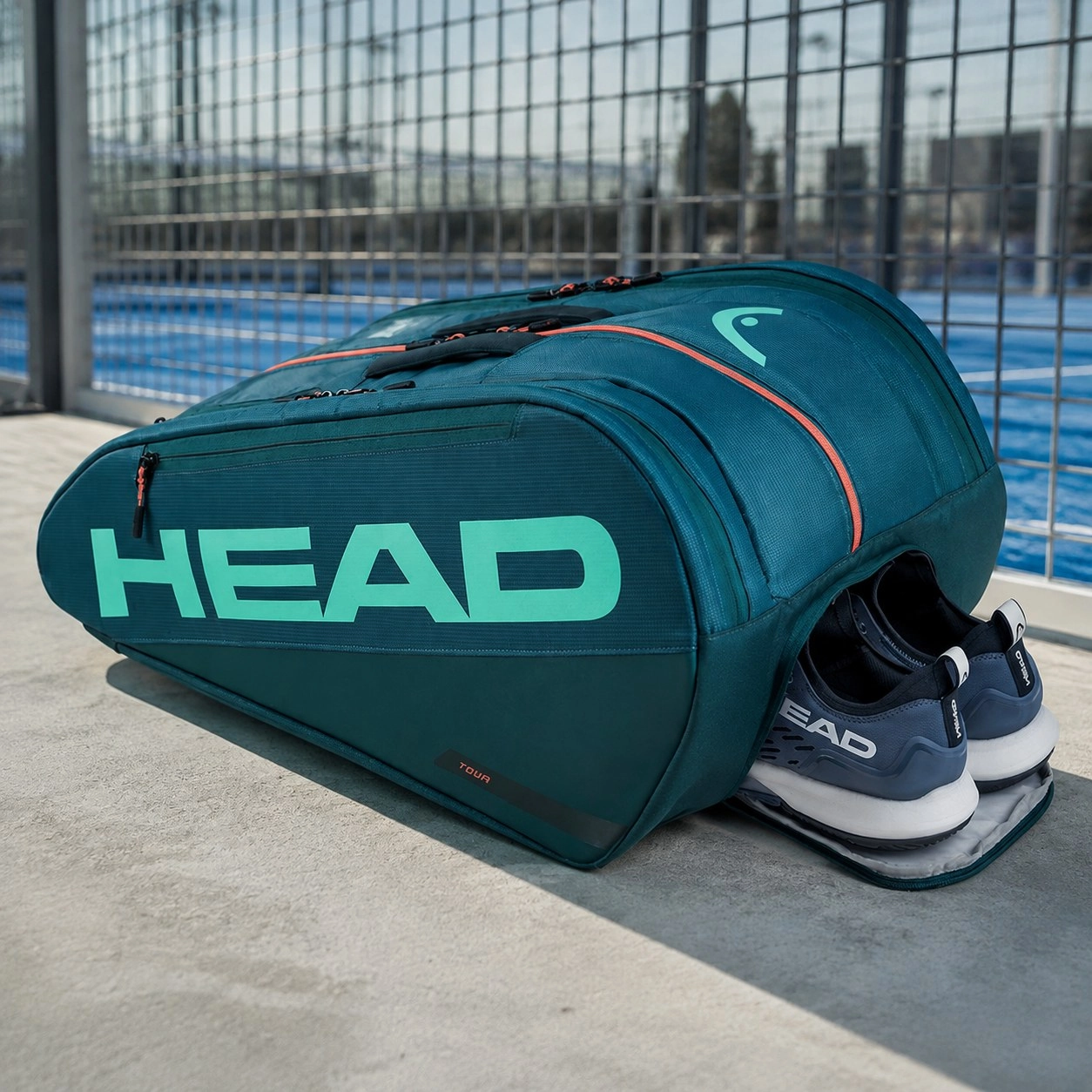 Racket Bag head Tour L Green