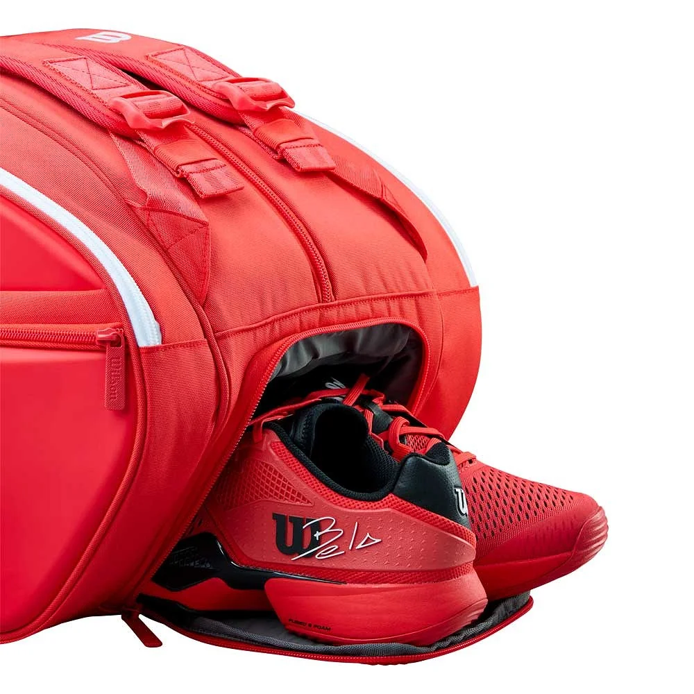 Racket Bag Wilson Super Tour Red — photo 5