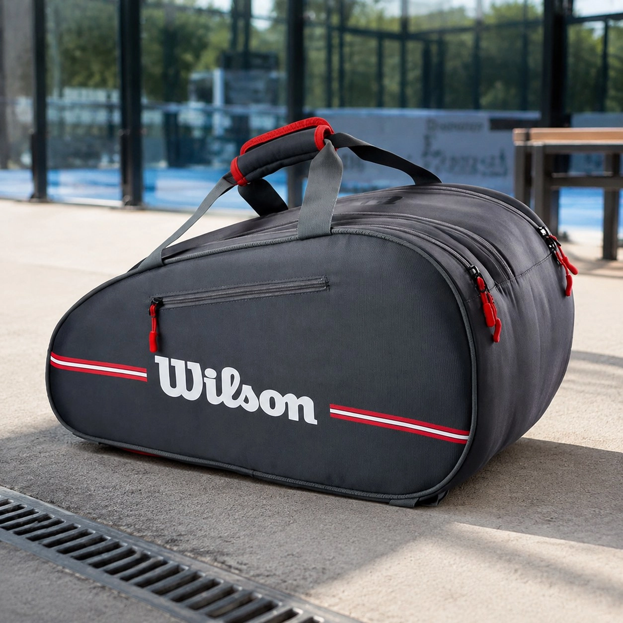 Racket Bag Wilson team Grey 25