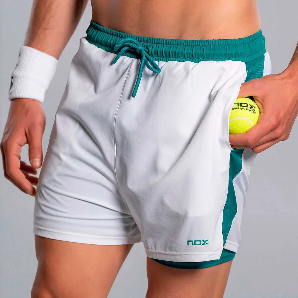 Short Nox pro White/Ivy Green — photo 2