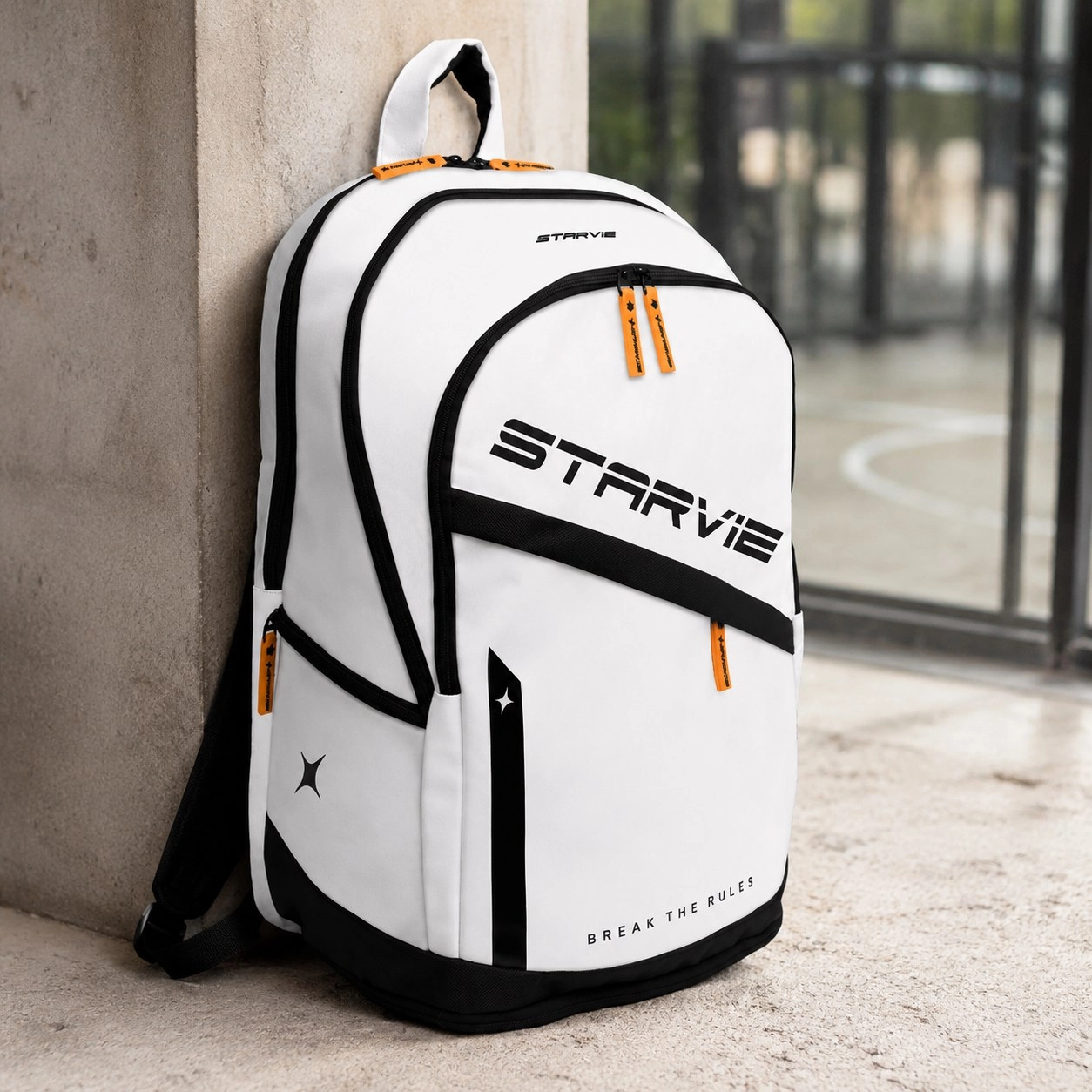 Star Vie White Sport Backpack