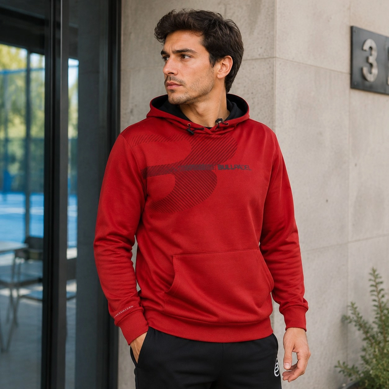 Sweatshirt Bullpadel Cherry Checker — Outerwear