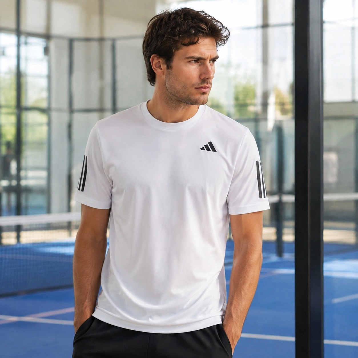 T-shirt Adidas club 3STR 26 White — Shirts & tops