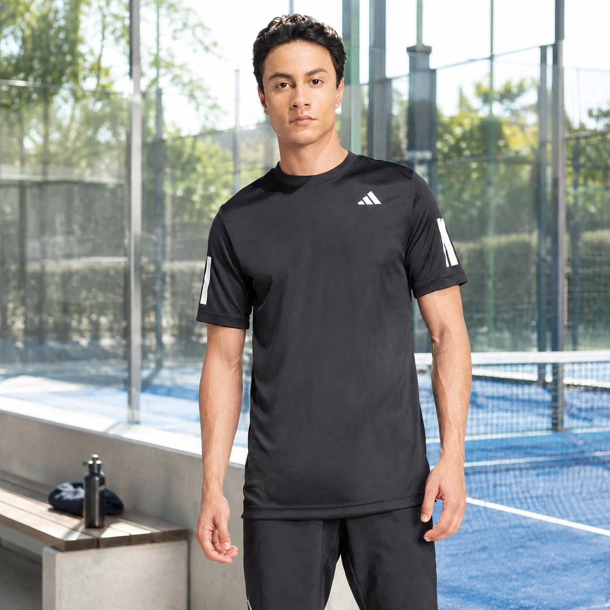 T-shirt Adidas club 3STR Black 26 — Shirts & tops