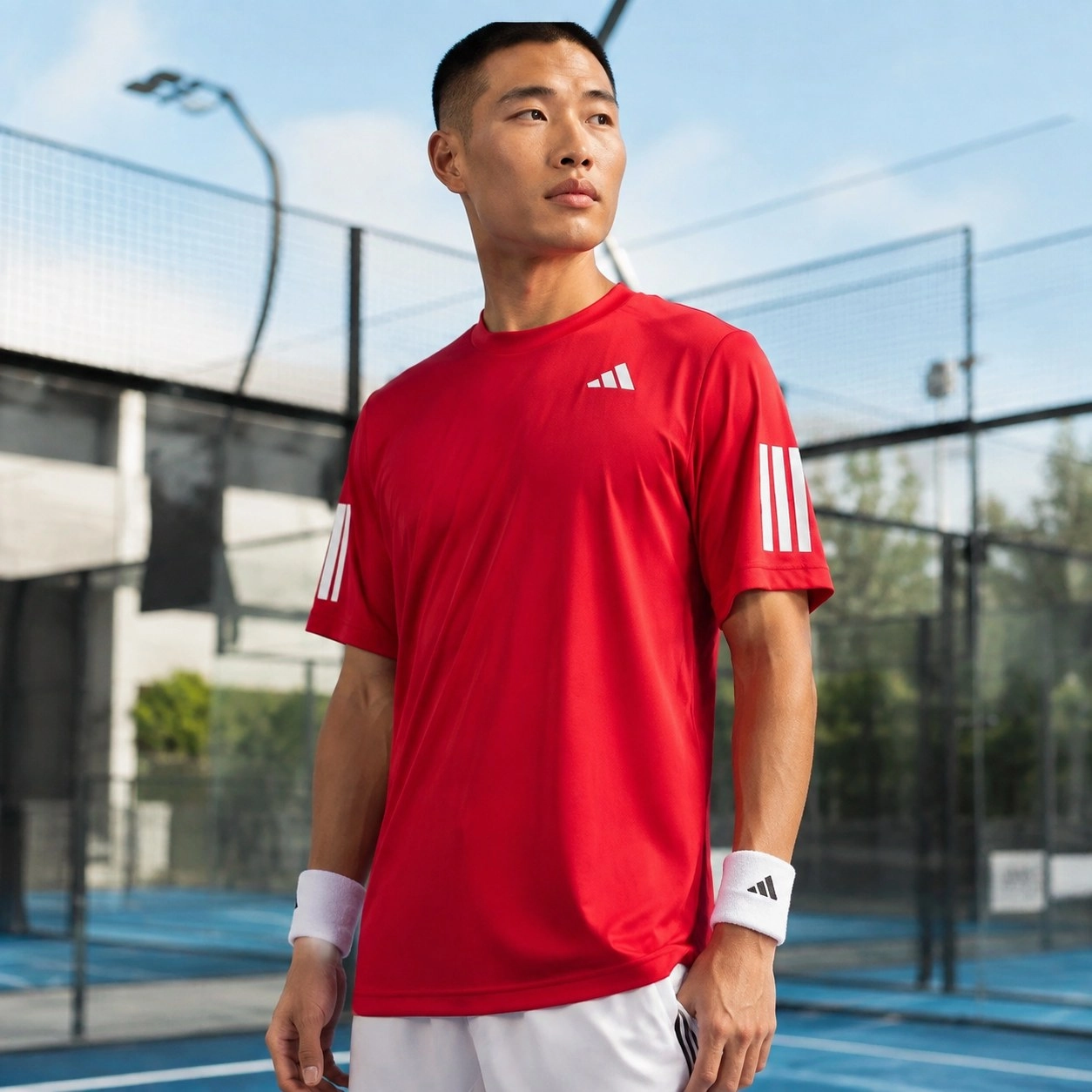 T-shirt Adidas club 3STR red 26 — Shirts & tops