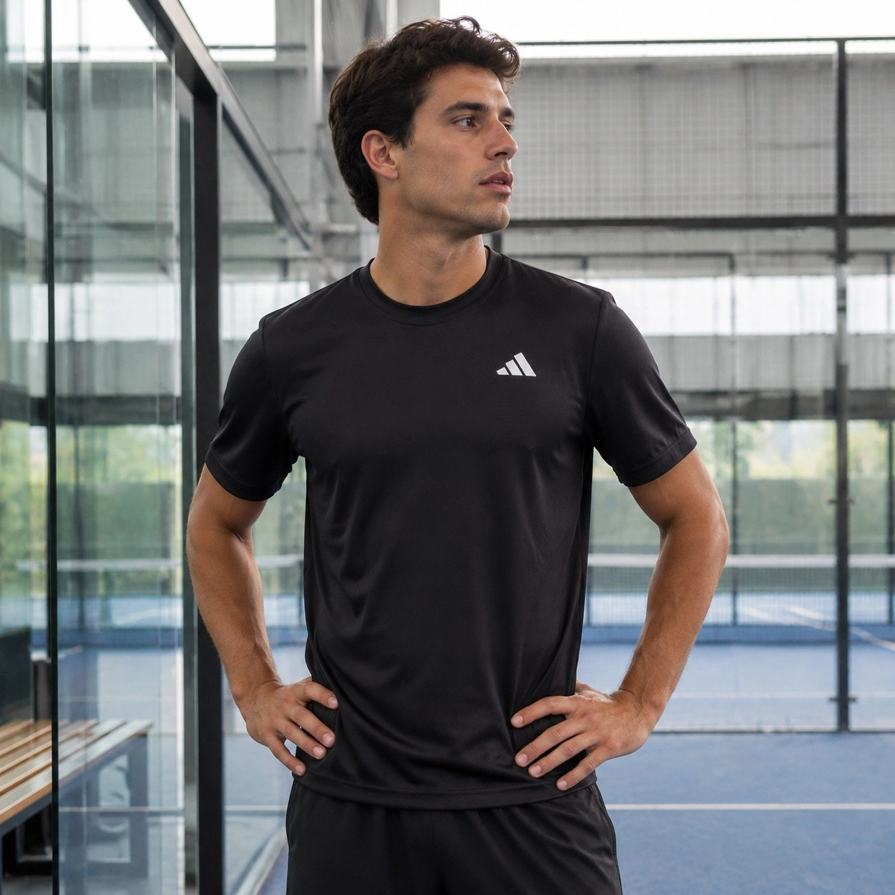T-shirt Adidas club Black — Shirts & tops
