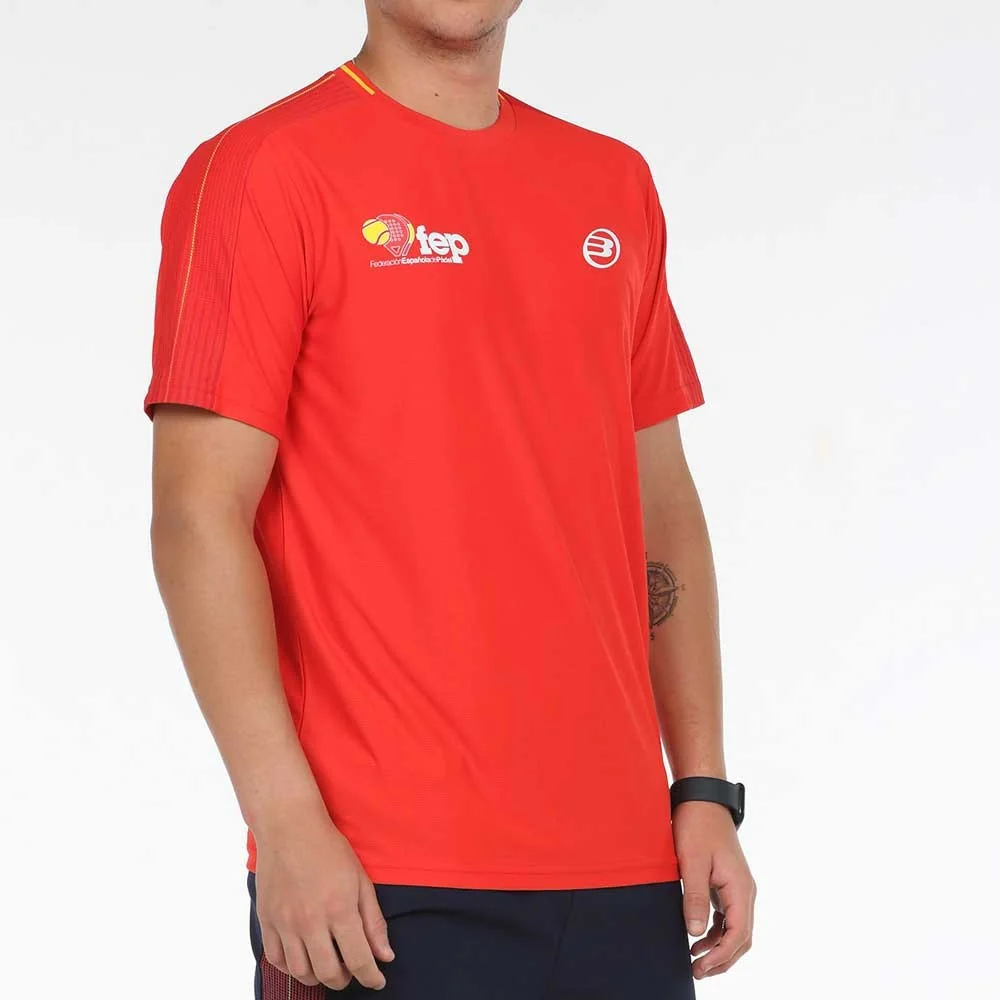 T-Shirt Bullpadel Exudo Spanish National Padel Team Red — Shirts & tops — photo 4