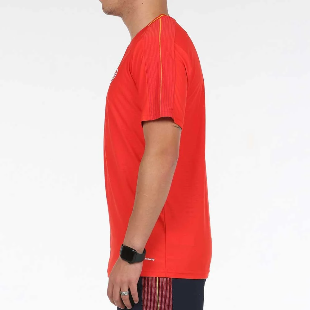 T-Shirt Bullpadel Exudo Spanish National Padel Team Red — Shirts & tops — photo 5