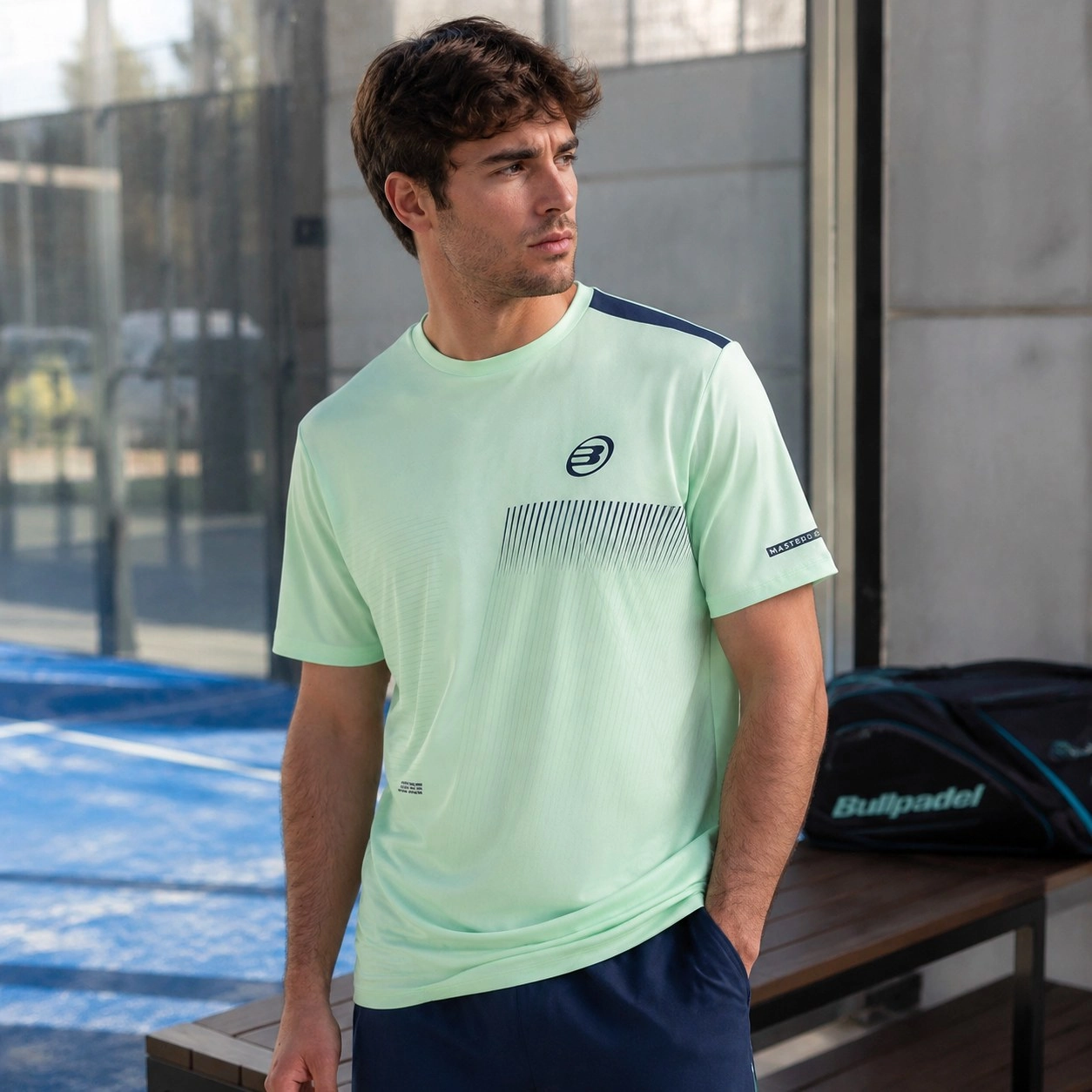 T-shirt Bullpadel Motril Green — Shirts & tops