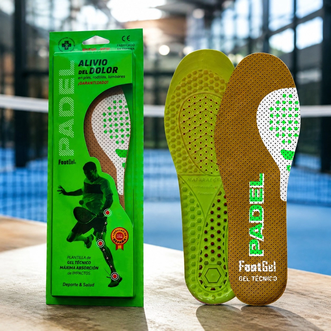 Templates FootGel Padel — Overgrips