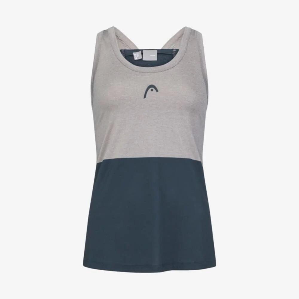 Top Head Tank Grey Navy — Shirts & tops — photo 2