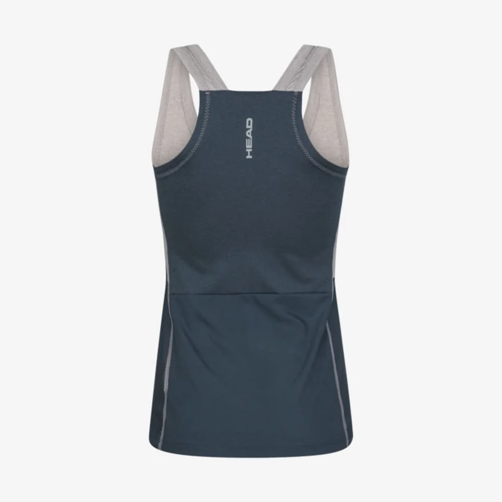 Top Head Tank Grey Navy — Shirts & tops — photo 3