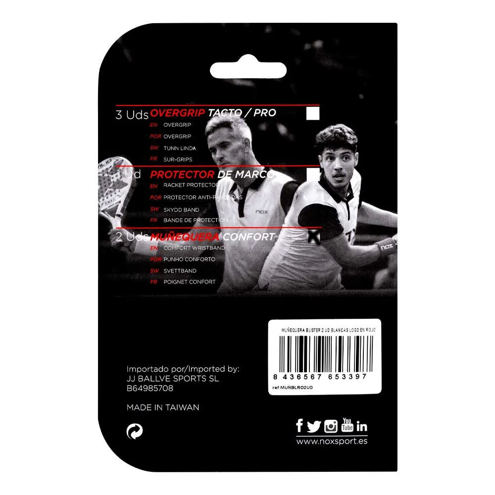 White-Red Nox Wristband — photo 3