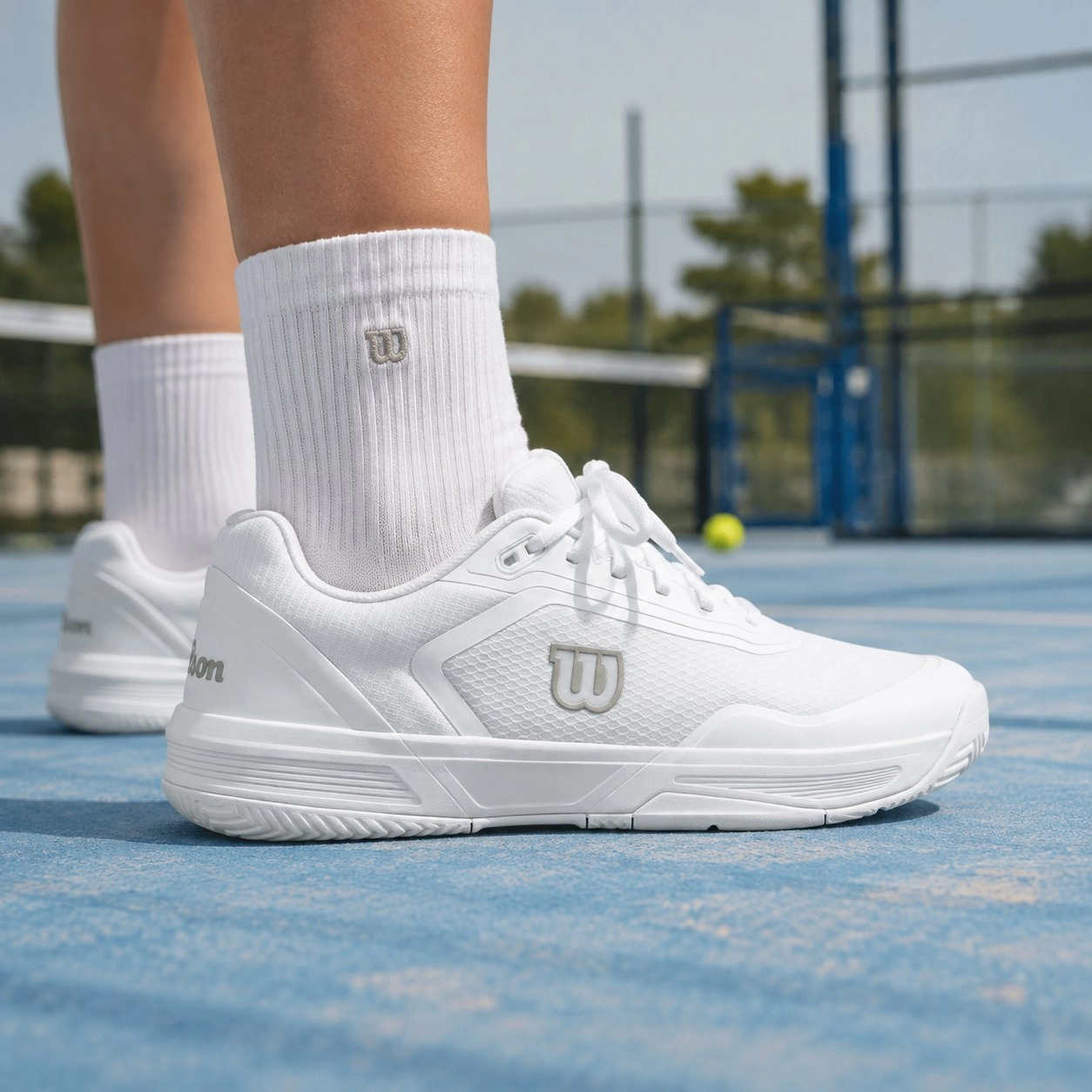 Wilson Courtglide White/ Silver woman