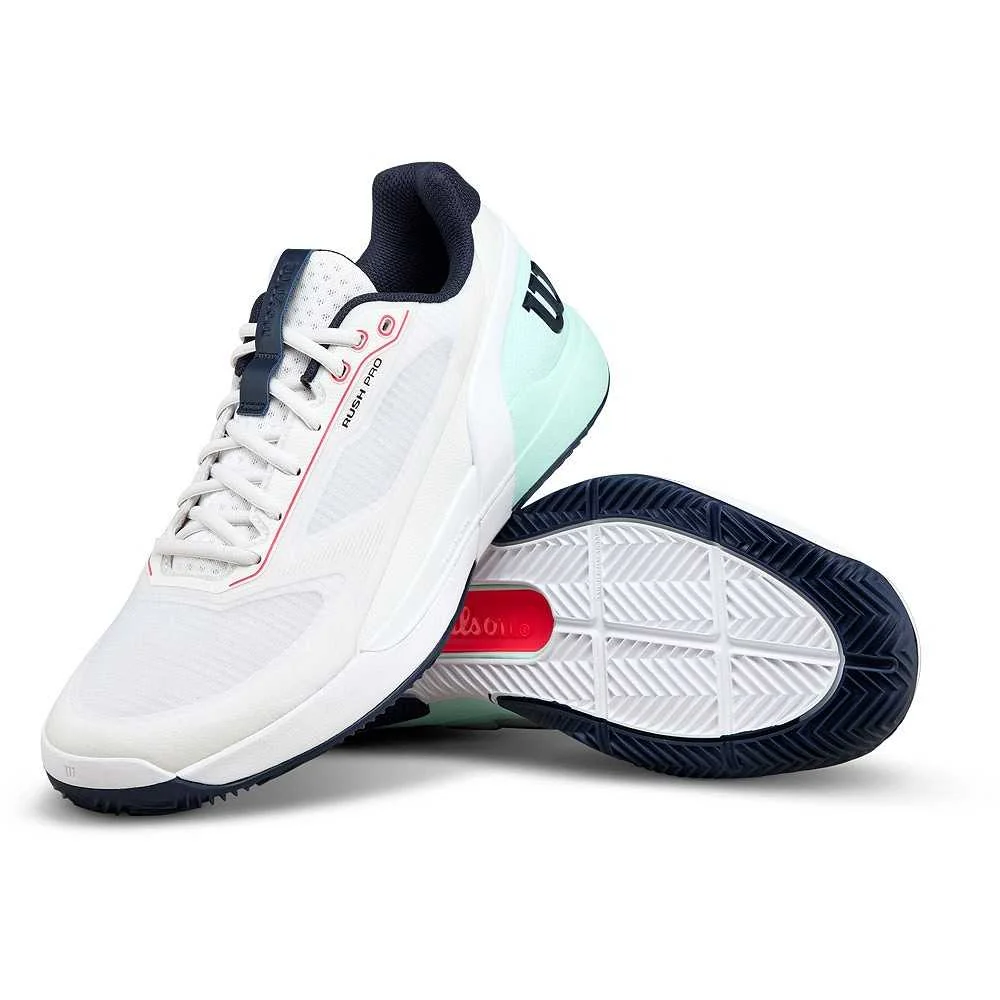 Wilson Rush pro 5 Clay White/Bay — photo 3