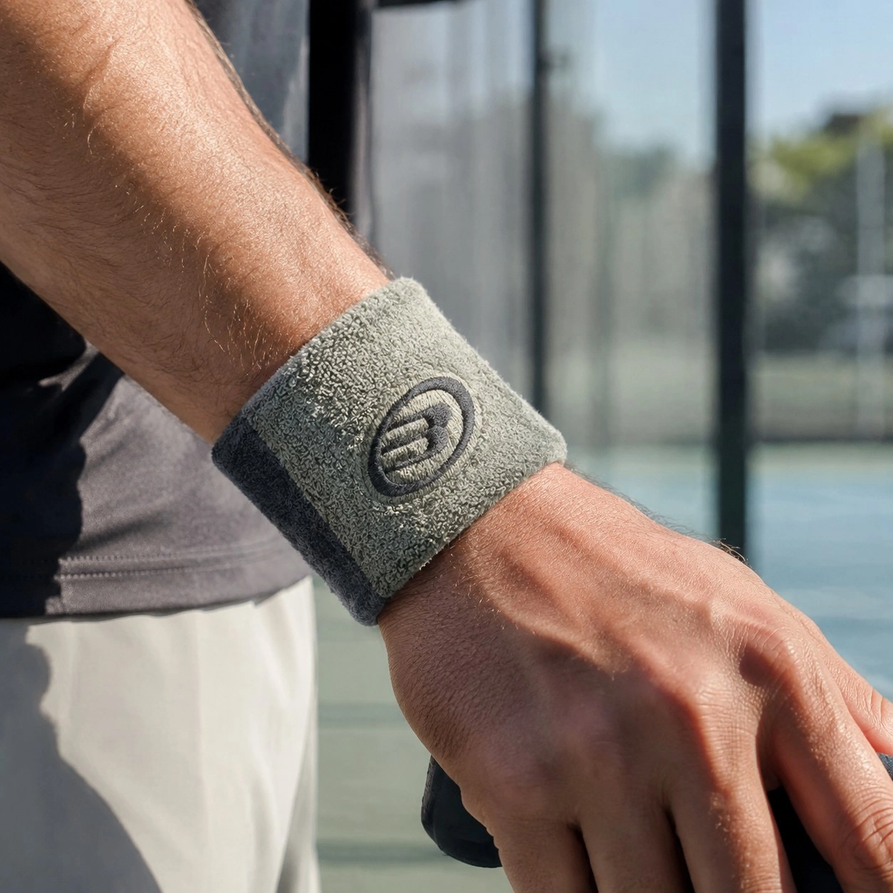 Wristband Bullpadel BPMUPMR2607 Khaki/Ecru