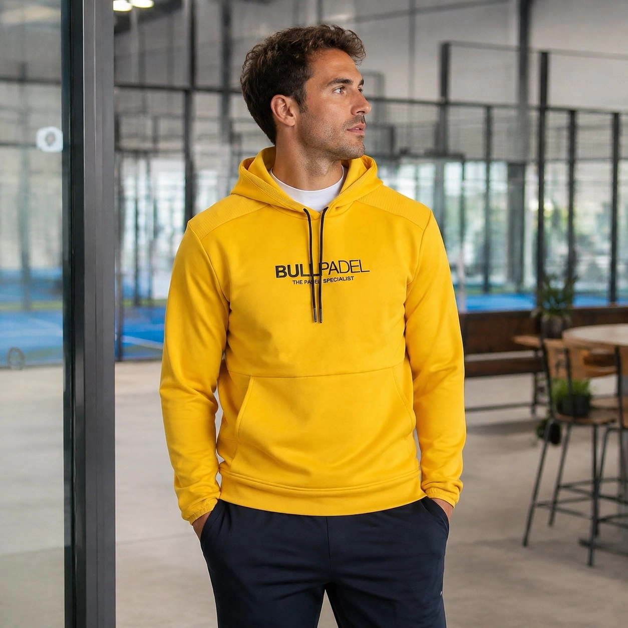 Yambo Mustard Bullpadel Sweatshirt — Outerwear